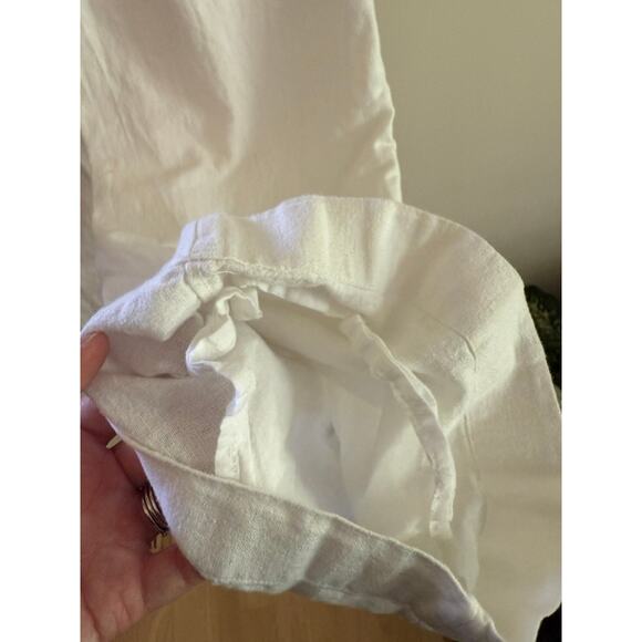 Abercrombie & Fitch White Lined Pants - Picture 5 of 8